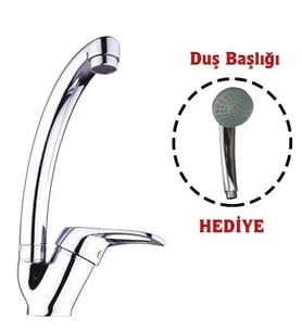 Mix Kuğu Mutfak Evye Batarya + Duş Başlığı Hediyeli