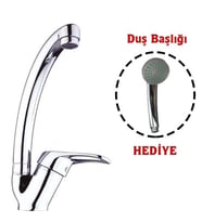 Mix Kuğu Mutfak Evye Batarya + Duş Başlığı Hediyeli