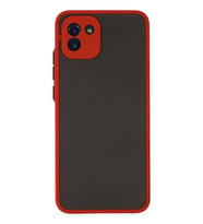 Galaxy A03 Kılıf Montreal Silikon Kapak - Kırmızı
