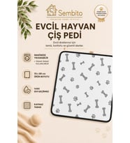 Yıkanabilir, sıvı geçirmez ve emici 70x90 cm evcil hayvan tuvaleti
