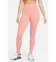 Nike One Luxe Leggings Tigh Fit Lazer Kesim Soft Yumuşak Toparlayıcı Tayt Pembe