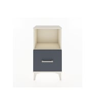 Arges Komodin Tek Raflı Tek Çekmeceli 44x30x80 Aytaşı-Antrasit