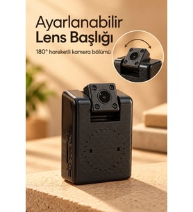 Mey İthalat® Hareket Algılayan WiFi Güvenlik Kamerası Ayarlanabilir Başlıklı