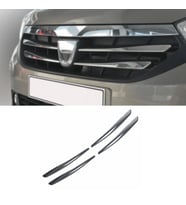 Dacia Lodgy Krom Ön Panjur 2012 Üzeri 4 Prç Paslanmaz Çelik