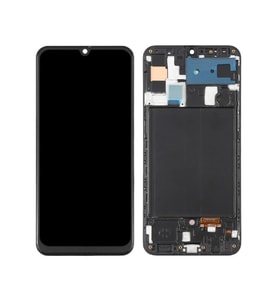 Samsung Galaxy A50s A507F ile Uyumlu Oled Ekran Dokunmatik Çıtalı (Siyah)