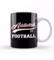 Varsity Addicted To Football Kupa Bardak Porselen