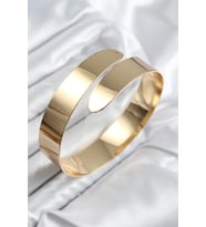 Pirinç Sarmal Model Gold Renk Pazu Bileklik - TJ-BB7615