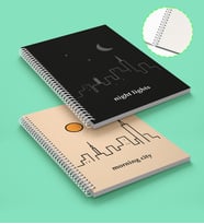 Co Notes 15x21 Night Lights & Morning City 2'li Kareli Defter Seti - GDTK-906137
