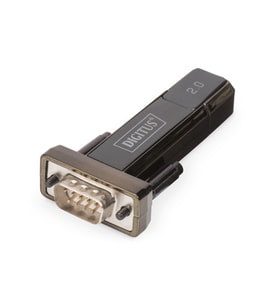 Digitus USB 2.0  RS232 (Seri) Çevirici, USB A erkek - DB9 erkek, USB uzatma kablosu (80cm) dahil