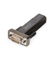 Digitus USB 2.0  RS232 (Seri) Çevirici, USB A erkek - DB9 erkek, USB uzatma kablosu (80cm) dahil