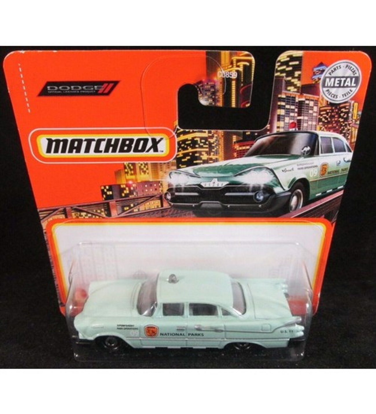 ミニカー MATCHBOX 1959 DODGE CORONET POLICE CAR matchbox-c0859-59-dodge-