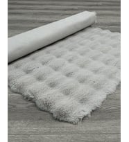 Makine Kaymaz Yıkanabilir Gri Bohem Salon Halısı Mutfak Halısı Koridor Halısı Yolluk oval