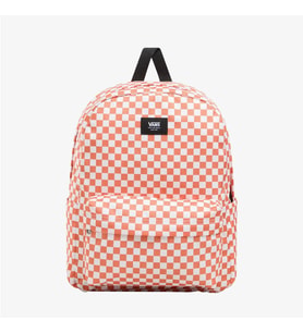 Vans Sırt Çantası Old Skool Check Damalı Carnelian VN000H4XVVL1 (Somon-Beyaz)