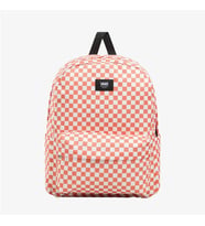Vans Sırt Çantası Old Skool Check Damalı Carnelian VN000H4XVVL1 (Somon-Beyaz)