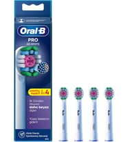 Oral-B 3D White X-Filament Şarjlı Diş Fırçası Yedek Başlığı 4 Adet