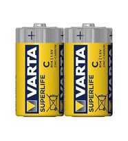 Varta Superlife Çinko Orta C Boy Pil (24'lü Paket)