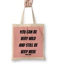 Yoko Ono Quote Lovers Gift Vintage Retro Rainbow Bez Çanta Uzun Saplı