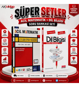 Acil Yayınları TYT Logaritma Diziler ve AKM Dil Bilgisi Soru Bankası Seti 2 Kitap