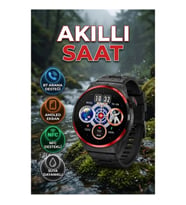 AMOLED Ekranlı Akıllı Saat – Bluetooth Arama, NFC ve Kablosuz Şarj