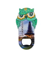 Endonezya Temalı Baykuş Magnet Kapak Açacak (Karışık)
