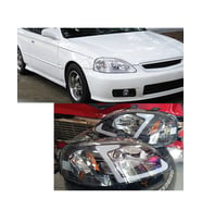 Honda Civic 1999.2001 Siyah Jdm Ledli Far