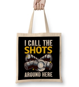 Cute I Call The Shots Around Here Photography Pun Bez Çanta Uzun Saplı