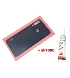 Huawei Uyumlu P40 Lite E Lite Arka Pil Batarya Kapağı (B-7000) SİYAH