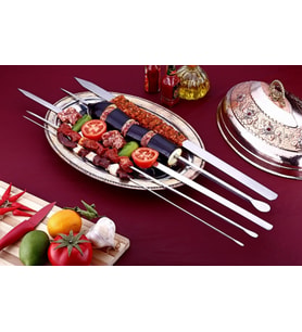 6lı Paket Çelik Çöp Şiş