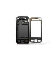 Samsung S5250 Kasa Samsung S5253 Uyumlu Siyah Renk Orta Kasa Ön Arka Kapak Tuş Takımı
