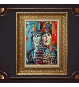 ÖZEL SERİ ALTIN VARAKLI ATATÜRK TABLO S959