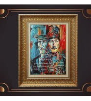 ÖZEL SERİ ALTIN VARAKLI ATATÜRK TABLO S959