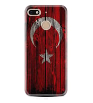 General Mobile GM8 Go GM9 GM20 Pro Plus Kılıf Desemli Silikon Şanlı Türk Bayrağı 2 1317