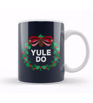 Christmas Yule Do Wreath Kupa Bardak Porselen