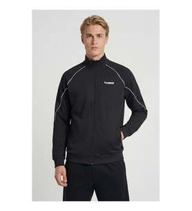 Hummel Hmlyuca Zıp Fermuarlı Siyah Erkek Spor Sweatshirt 922533-2001
