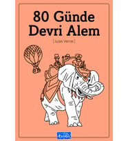 80 Günde Devri Alem - Jules Verne (Beyaz)