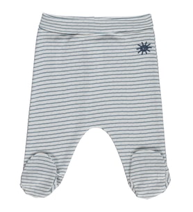 Civil Baby Çizgili 1-9 Ay Tek Alt Bebe - Ekru