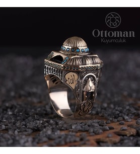 Ayasofya Model Gümüş Erkek Yüzük