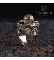 Ayasofya Model Gümüş Erkek Yüzük