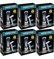 Arko Men 10 Adet Tekli Tıraş Bıçağı + Force Tıraş Köpüğü Pro 200ML (6 Lı Set)