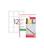 Tanex Lazer Etiket 100 Yaprak 63x72 Mm Lazer Yazıcı Etiketi
