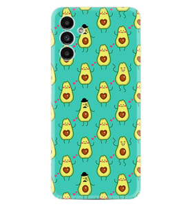 Samsung A23 A31 A32 A50 A51 A52 A53 A70 Kılıf Desenli Silikon Oynayan Avokadolar 1770