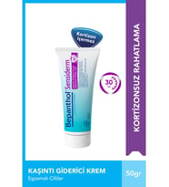 Bepanthol Sensiderm Onarıcı Krem 50 gr - Unisex, Kaşıntıyı Gideren ve Hassas Ciltler İçin Uygun