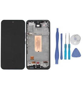 Samsung Galaxy A54 5G SM-A546 Uyumlu Lcd Ekran Dokunmatik Servis SİYAH ÇITALI + TAMİR SETİ