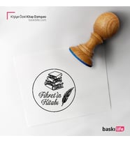 Kişiye Özel Kitap Damgası Kitap Mührü Kaşe Kitap Mühür Özel Damga 238