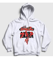 Presmono Unisex Beyaz Poster Anime Movie Film Akira Kapüşonlu Sweatshirt 455397tt