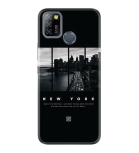 INFINIX Smart 4 5 6 Zero 8 S5 Pro Kılıf Desemli Silikon New York 1612