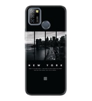 INFINIX Smart 4 5 6 Zero 8 S5 Pro Kılıf Desemli Silikon New York 1612