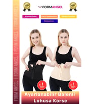 #Korse Yeni Doğum Sonrası Balenli Ayarlanabilir Lohusa Hamile Toparlayıcı Bel Korse 2'li Set