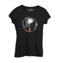 Punisher - Logo Shot Siyah Kadın Tshirt
