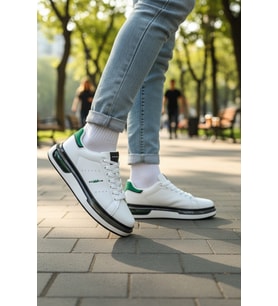 Enoch Erkek Günlük Spor Ayakkabı Kapsül Tabanlı Sneaker Yazılı ve Suya Dayanıklı Model